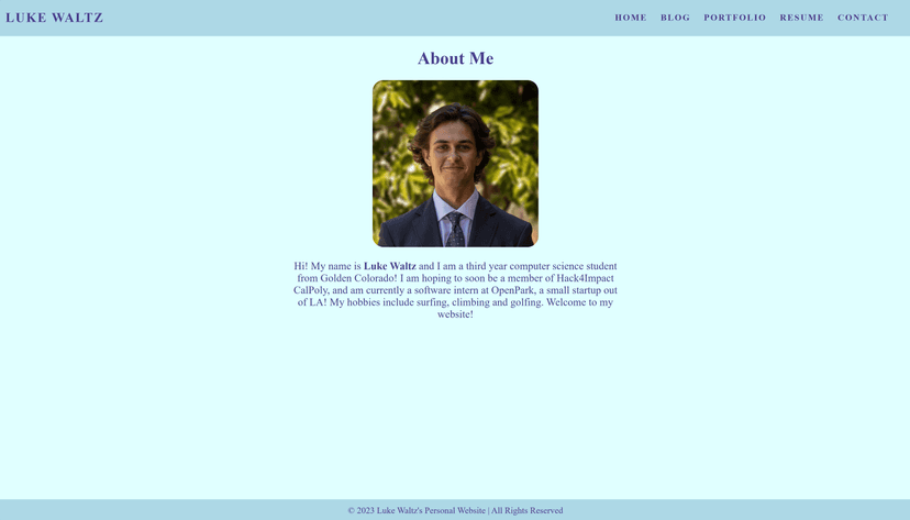 My Personal Website