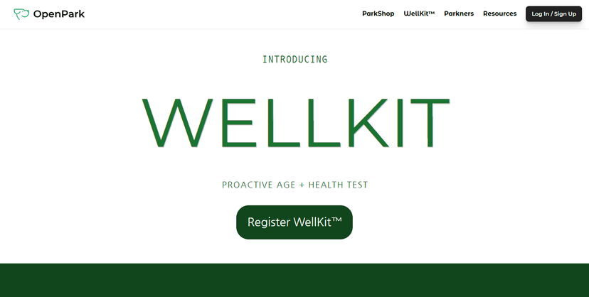 Wellkit Landing Page